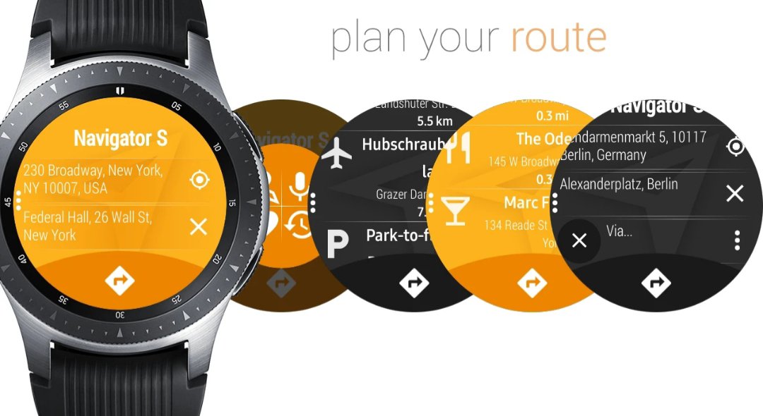 Galaxy Watch Navigation Apps